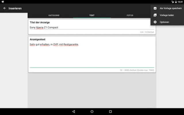 1-Klick Kleinanzeigen FREE android App screenshot 3